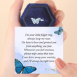 Load image into Gallery viewer, Fidget ring with gift box and message card for your granddaughter
