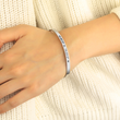 Load image into Gallery viewer, To My Soulmate Personalized Coordinates Cuff Bracelet on a model&#39;s wrist
