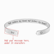 Load image into Gallery viewer, Not Sisters By Blood But Sisters By Heart (Customized Cuff Bracelet)
