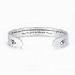 Load image into Gallery viewer, To My Bonus Daughter, I&#39;m So Proud of You Bracelet on a white background
