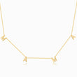 Load image into Gallery viewer, Mama gold plated necklace on a white background
