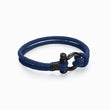 Load image into Gallery viewer, blue “I Love You, My Son” Nautical Bracelet on a white background
