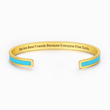 Load image into Gallery viewer, We Are Best Friends Color Bangle on a white background
