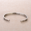 Load image into Gallery viewer, Bridesmaid silver bangle bracelet
