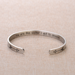 Load image into Gallery viewer, You Are The Sister I Got To Choose printed on a silver cuff bracelet for her

