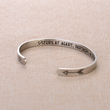 Load image into Gallery viewer, Sisters At Heart, Partners In Crime silver cuff bracelet

