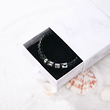 Load image into Gallery viewer, Leather bracelet with &quot;Love my grandson&quot; message inside the box
