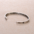 Load image into Gallery viewer, Remember whose daughter you are silver cuff bracelet
