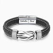 Load image into Gallery viewer, Mother &amp; Son A Bond That Can’t Be Broken Linked Bracelet on a white background
