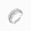 Load image into Gallery viewer, To My Daughter, Wish You Best Of Luck Personalized Plume Ring standing on its side on a white background
