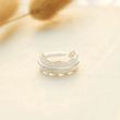 Load image into Gallery viewer, To My Daughter, Wish You Best Of Luck Personalized Plume Ring on top of a page

