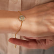 Load image into Gallery viewer, A model wearing a bohemian evil eye beaded bracelet
