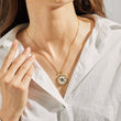 Load image into Gallery viewer, A model wearing White Enamel Evil Eye Mix Necklace
