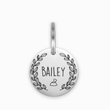 Load image into Gallery viewer, Personalized Pet silver plated Tag on a white background
