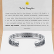 Load image into Gallery viewer, You Are My Sunshine Silver Bangle on top of SVANA design message card
