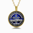 Load image into Gallery viewer, Close-up shot of To My Son, Love Dad Pendant Necklace on a white background
