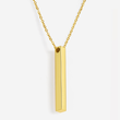 Load image into Gallery viewer, To My Son Pillar Bar Necklace on a white background
