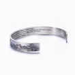 Load image into Gallery viewer, To My Daughter, I Love You silver plated Bracelet on a white background
