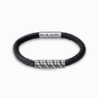 Load image into Gallery viewer, Love my Grandson Braided Leather Bracelet on a white background
