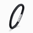 Load image into Gallery viewer, Love my Grandson Leather Bracelet in a white background
