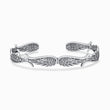 Load image into Gallery viewer, Vintage Angel Wings Bracelet on white background
