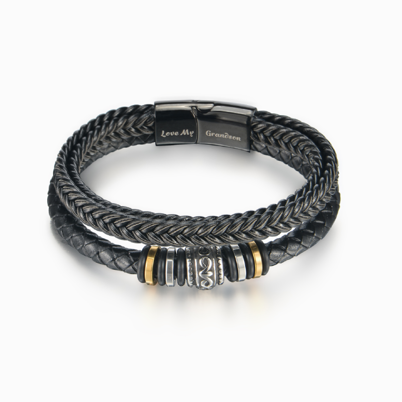 I Love You My Grandson Double Row Bracelet | SVANA – Svana Design
